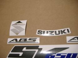 Suzuki 650S 2009 grey stickers set