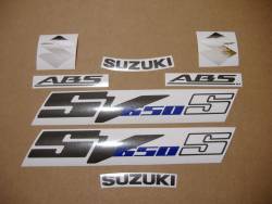 Suzuki sv650S 2009 grey stickers