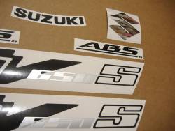 Suzuki 650S 2007 titanium complete sticker kit
