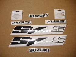 Suzuki 650S 2007 titanium full decals kit