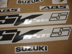 Suzuki 650S 2007 titanium adhesives set