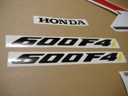 Honda CBR 600 F4i 2001 red logo graphics