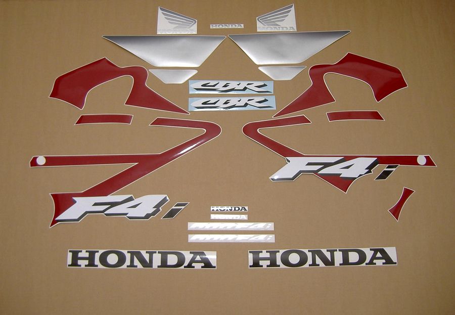 Honda 600 F4i 2001 custom stickers set