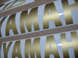 Yamaha YZF-R125 2012 white stickers set