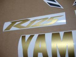 Yamaha R125 2012 white stickers