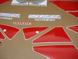 Honda VTR  2005 SC45 black stickers set