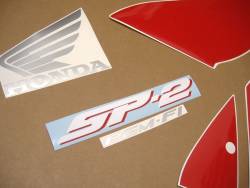 Honda VTR  1000 2005 black stickers kit