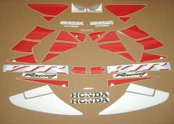 Honda VTR  1000 2005 SC45 black decals kit 