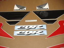 Honda 600 F4 2001 red full decals kit