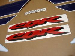 Honda CBR 600 F4 2002 white labels graphics