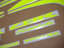 Honda 1000RR 2010 SC59 neon stickers set 