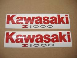 Kawasaki Z 1000 2003 Ninja black logo graphics
