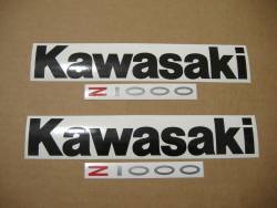 Kawasaki Z1000 2003 green full decals kit