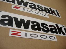 Kawasaki Z 1000 2003 Ninja green logo graphics