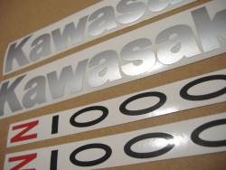 Kawasaki Z 1000 2004 brown stickers kit