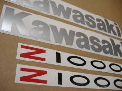 Kawasaki Z 1000 2004 brown labels graphics