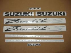 Suzuki GSF 600S 2001 red complete decals set