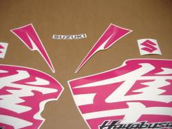 Suzuki Hayabusa 2011 pink complete sticker kit