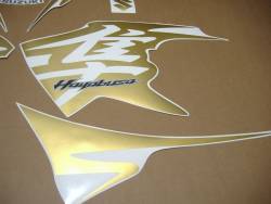 Suzuki Hayabusa 2010 gold stickers set
