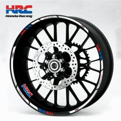 Honda HRC Racing wheel stripes set decals sickers 