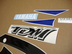 Yamaha TDM 2001 4TX blue logo graphics