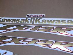 Kawasaki ZX-12R 2001 complete sticker kit