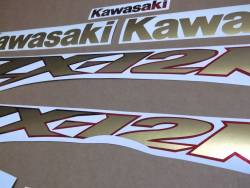 Kawasaki ZX-12R 2000 Ninja gold decals