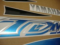 Yamaha TDM 2000 4TX blue logo graphics