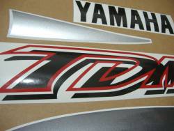 Yamaha TDM 2000 4TX silver stickers set
