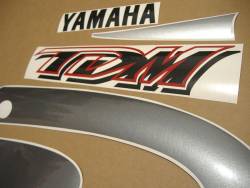 Yamaha TDM 850 2000 4TX silver decals kit 