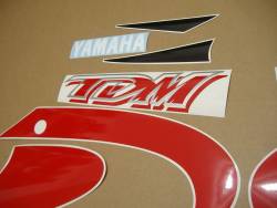 Yamaha TDM 1999 4TX red logo graphics