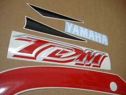 Yamaha TDM 1999 4TX red stickers set