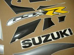 Suzuki 1000 2001 silver stickers kit