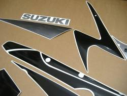 Suzuki 1000 2001 silver complete sticker kit
