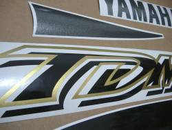 Yamaha TDM 850 2001 4TX black stickers
