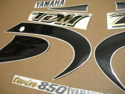 Yamaha TDM 850 2001 4TX black decals