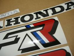 Honda VFR 750F 1990 white adhesives set
