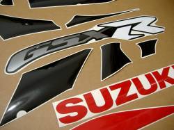 Suzuki GSXR 1000 K1 red full decals kit