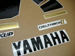 Yamaha R1 2001 5jj black full decals kit