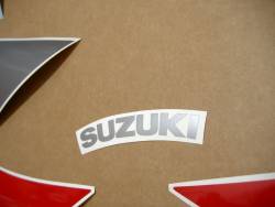 Suzuki 1000 2002 red stickers kit