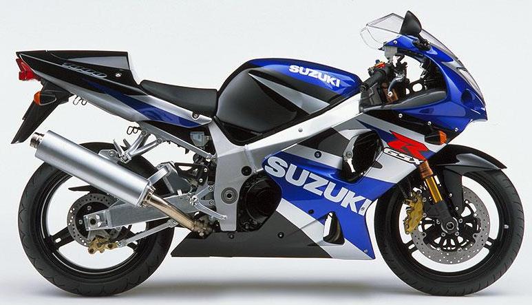 Suzuki 1000 2002 blue stickers kit