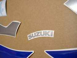 Suzuki GSX-R 1000 2002 blue adhesives set