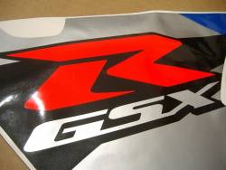 Suzuki GSXR 1000 K2 white full decals kit
