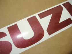 Suzuki GSXR 750 L2 black red full decals set