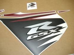 Suzuki GSX-R 750 2012 black adhesives set