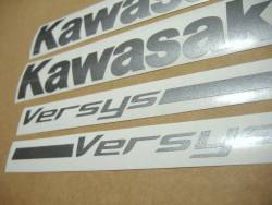 Kawasaki KLE 650 2007 red stickers kit