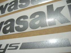 Kawasaki KLE 650 2007 Versys red decals