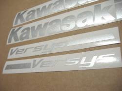 Kawasaki KLE650 2007 black adhesives set