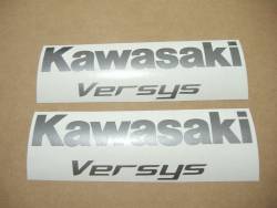 Kawasaki Versys KLE650 2008 blue adhesives set