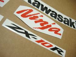 Kawasaki ZX-10R 2008 Ninja custom stickers